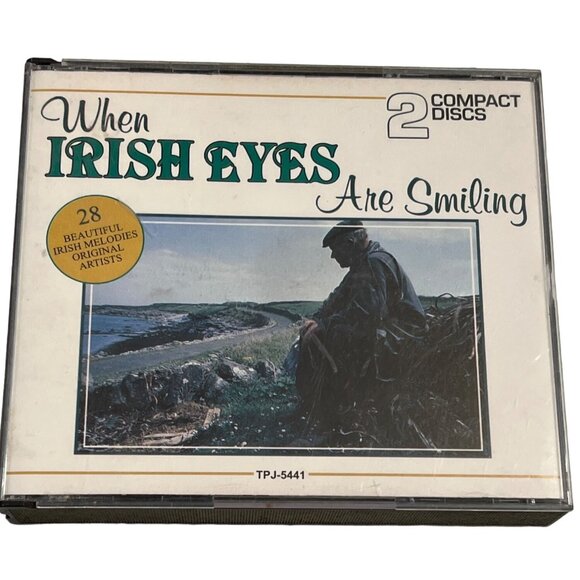 When Irish Eyes Are Smiling Vol. 1 & 2 CD Set  28 Irish Melodies Original Artist - Picture 1 of 5